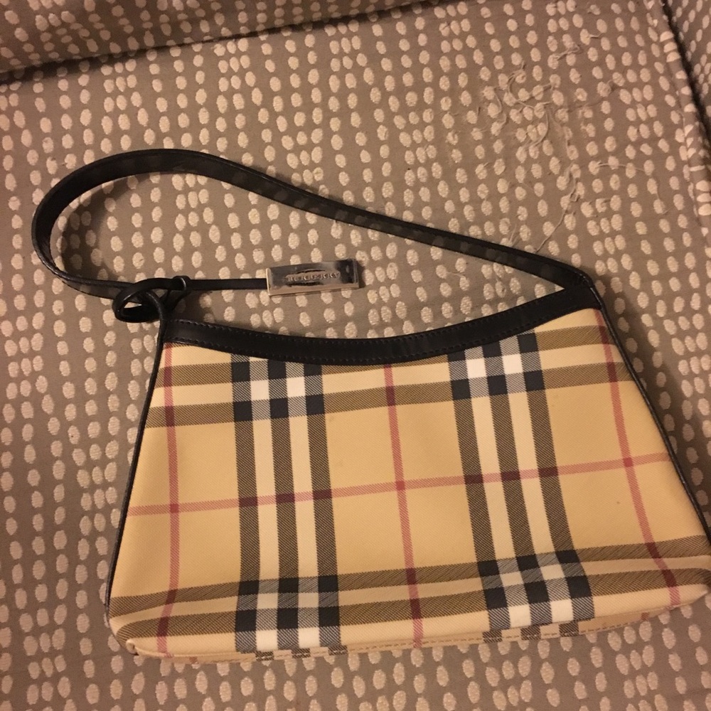 Burberry Nova Check Hobo Purse